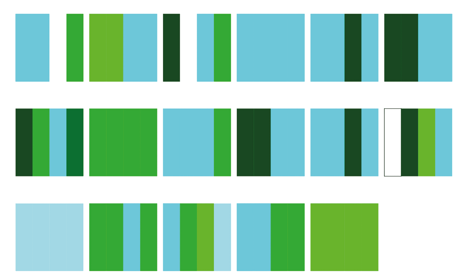 Canon in D, Chord mappings. Source: Sara Nesteruk, 2020.