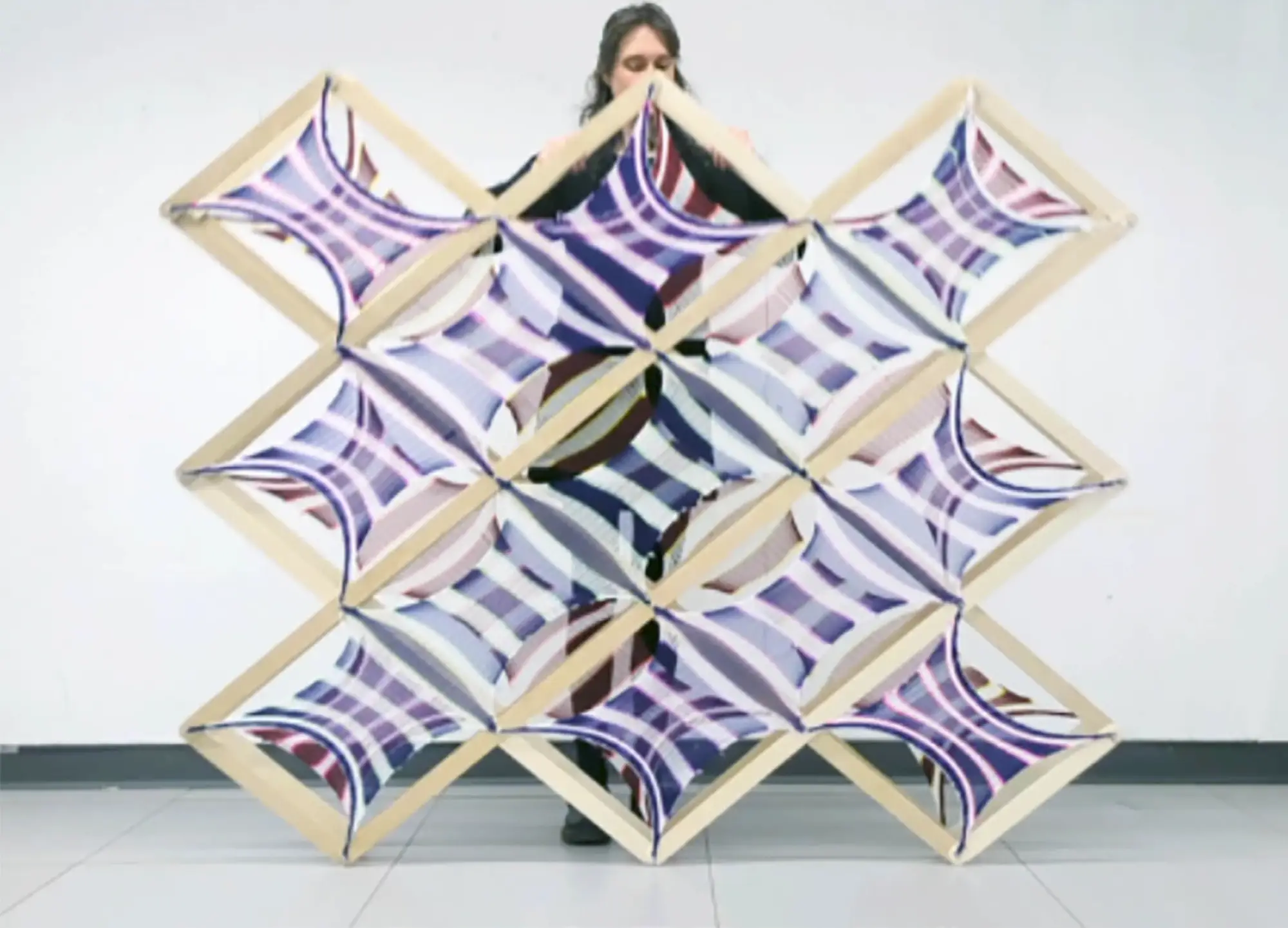 Digital Design and Simulation of Knit Panels for Transforming Scissor Structures